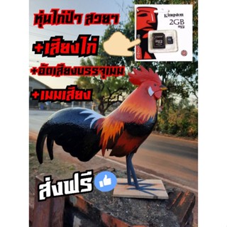 ไก่ป่า ไก่ป่าตัวผู้ พร้อมเสียง ไก่ป่าปลอม สายป่าห้ามพลาด