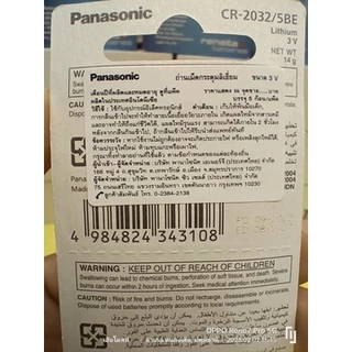 ถ่านสำหรับ Mainboard ถ่านไบออส BIOS แท้ล้านเปอร์เซ็น Panasonic cr2032 ออกใบกำกับภาษีได้
