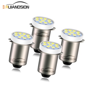 Ruiandsion หลอดไฟ LED P13.5S 3V 4.5V 6V 12V 18V สีขาวอบอุ่น ขนาดเล็ก 4 ชิ้น