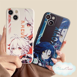 เคสโทรศัพท์มือถือ ป้องกันเลนส์ กันกระแทก ลายการ์ตูนอนิเมะ Genshin Kaede Hara Wanyo สําหรับ iPhone 14 13 12 11 Pro Max Xs XR X 8 7 Plus SE 2020