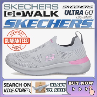 [พร้อมส่ง] Skechers_go WALK รองเท้ากีฬา รองเท้าวิ่ง สลิปออน แบบนิ่ม เบาพิเศษ ใส่สบาย สําหรับผู้หญิง