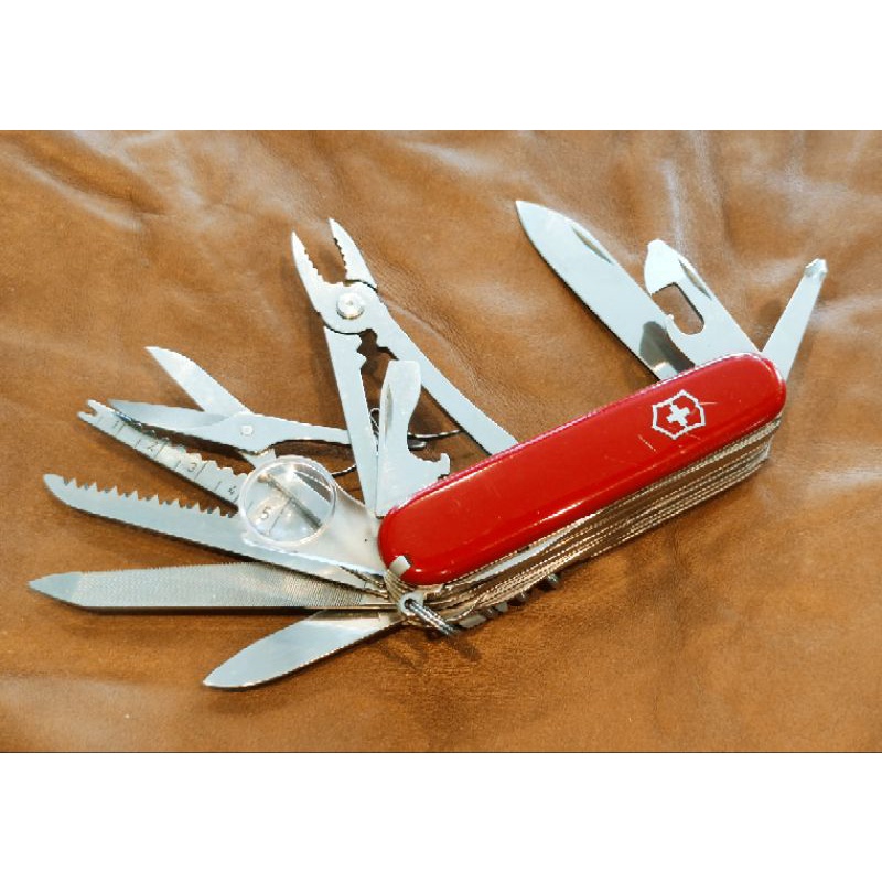 Victorinox มีดพับสวิส รุ่น Swiss Champ  91mm. ของแท้ มือสอง สภาพดี