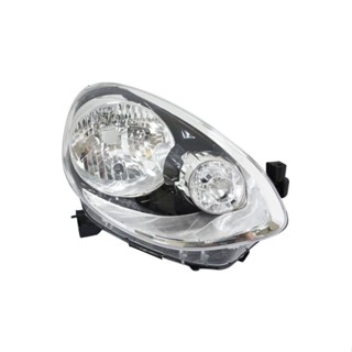 ไฟหน้า(เสื้อ) MARCH ปี 2014 ขวา(ขอบสีดำ) แท้ห้างNISSAN(ECO)(26015-3HM0A) nissan-headlight-parts T2