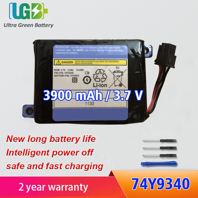 Original 74Y9340 74Y6773แบตเตอรี่สำหรับ IBM P720 P740 2B4C 5902 5737/5776 39J5555 74Y6773 74Y9340 3.