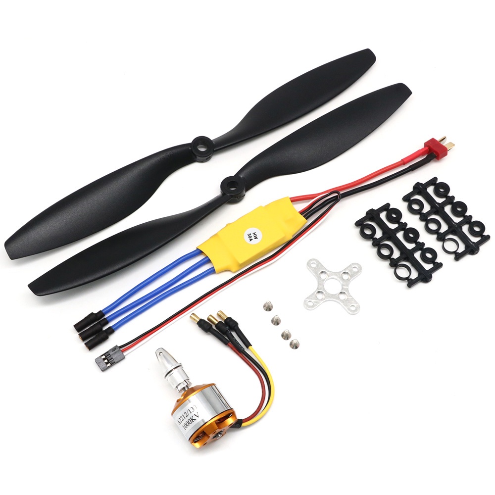 มอเตอร์ไร้แปรงถ่าน A2212 2212 A2208 2208 2-3S DC และใบพัด 30A ESC+1045 (1 คู่) อุปกรณ์เสริม สําหรับโดรน F330 F450 F550