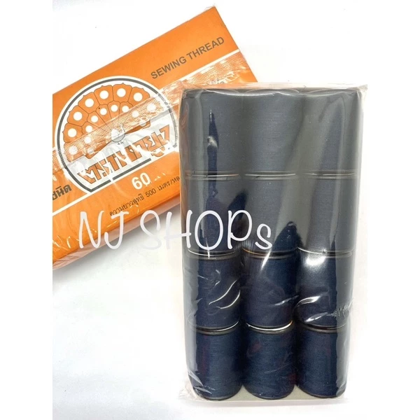 ด้ายเย็บผ้าตรานกยูง ด้ายนกยูง เบอร์ 60 (ราคา/โหล)