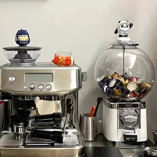 Gacha machine ใส่แคปซูลกาแฟแบบหมุน กาแฟแคปซูลNespresso capsule สุ่มรสกาแฟที่ชอบแบบไม่ซ้ำกันในแต่ละวัน เครื่องชงกาแฟ