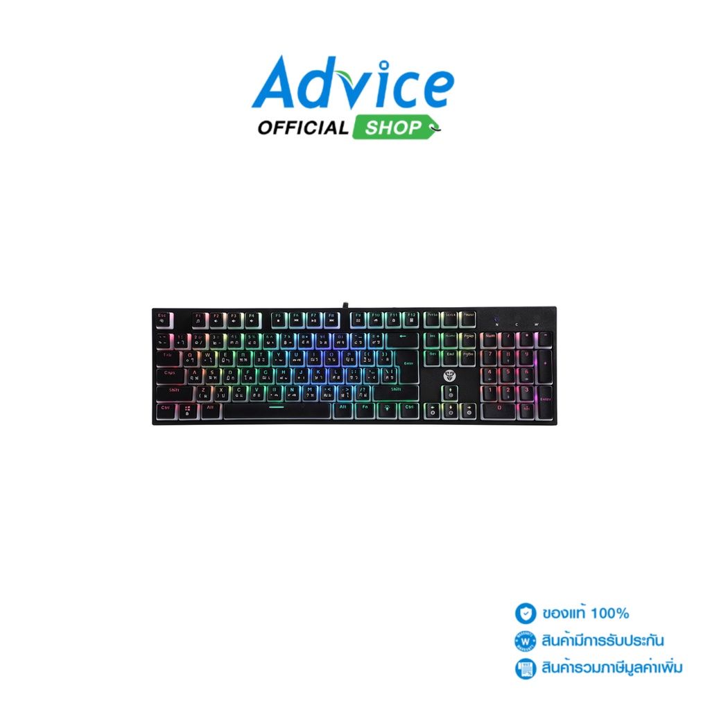 FANTECH KEYBOARD (คีย์บอร์ด) (MK887) BLACK (BLUE-SWITCH) - A0146826 - A0146826