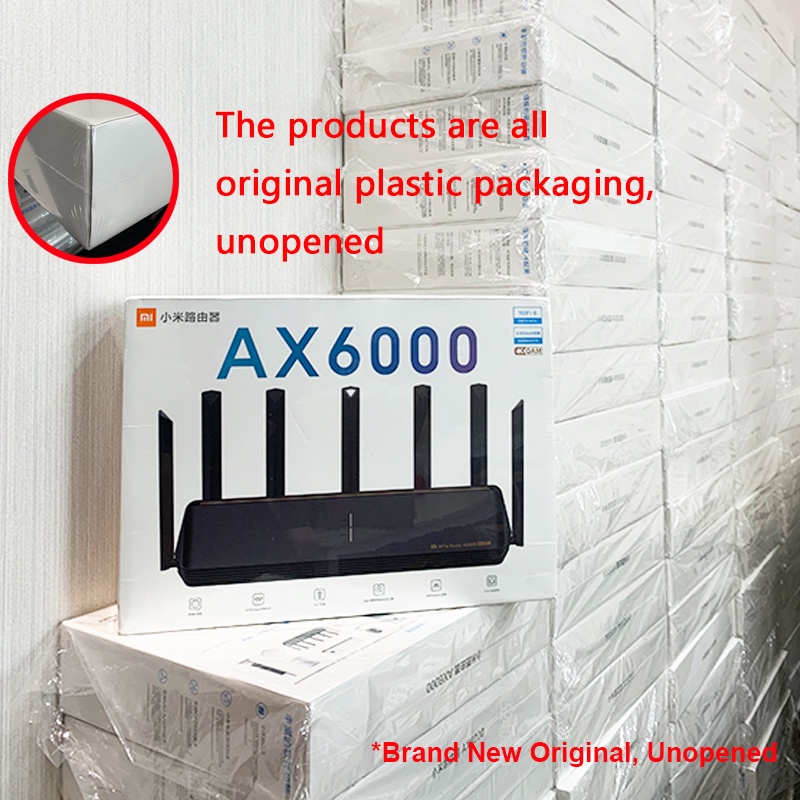 XIAOMI ROUTER AX6000 / AX3000 เราเตอร์รูปแบบใหม่ รุ่นปรับปรุง WiFi6 สัญญาณความถี่แรง อัพเกรดความเร็วสูงสุด 6000 Mbps