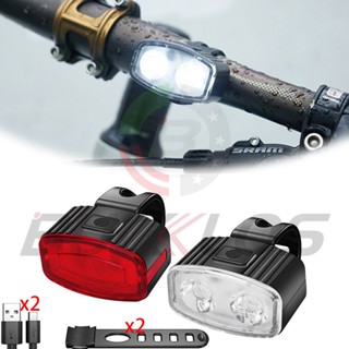 Bucklos ไฟท้ายจักรยานเสือภูเขา LED แบบชาร์จ USB