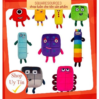 Numberblocks Plush Toys 1-9 Stuffed Dolls Baby Mathematics Enlightenment Animation Cartoon Gifts good stuff