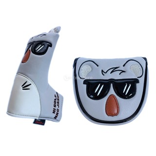 [H₂Sports&amp;Fitness] Durable Golf Club Head Cover Koala Magnetic Blade/Center Putter Mallet Headcover