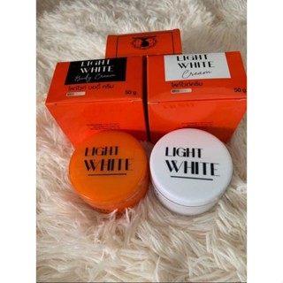 [เซต3ชิ้น] ครีมไลท์ไวท์ Light White Cream (แพ็คเกจใหม่ล่าสุด) ไลท์ไวท์ Lovely ครีมเลีฟลี่ กลางวัน+กลางคืน + สบู่