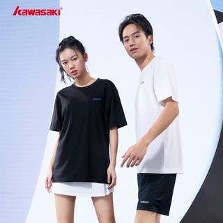 เสื้อยืดกีฬาแบดมินตัน Kawasaki ทรงเข้ารูป สําหรับผู้ชาย และผู้หญิง