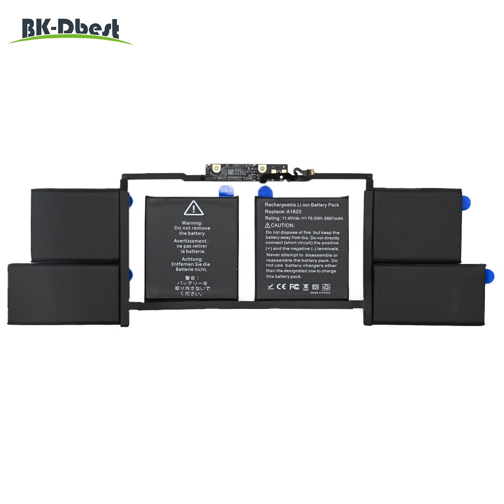BK-Dbest ใหม่เดิมแบตเตอรี่ A1820 A1707 15นิ้วสำหรับแล็ปท็อปชุด Retina