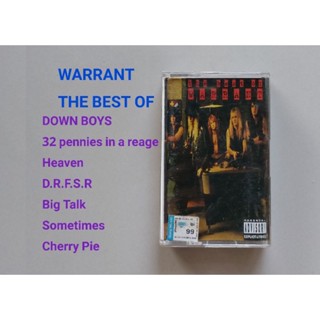 □มือ2 เทปเพลง warrant□ อัลบั้ม The best of (ลิขสิทธิ์แท้) (แนว rock).