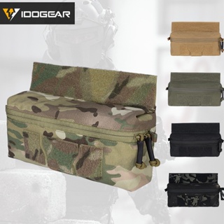 Idogear กระเป๋ายุทธวิธี ขนาดเล็ก สําหรับ AVS JPC CPC Tactical Vest EDC Military Waist Pouch Combat Recycling Pouch 3584