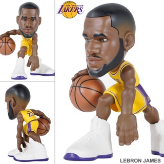 Figure ฟิกเกอร์ NBA Basketball Los Angeles Lakers นักบาส ทีม ลอสแอนเจลิสเลเกอส์ LeBron James เลอบรอน เจมส์ smALL STARS 6