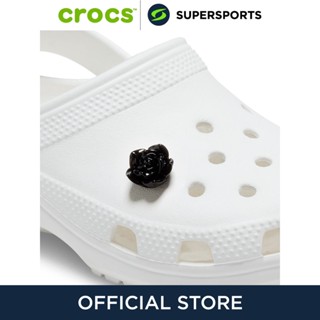 CROCS Jibbitz Black Flower ตัวติดรองเท้า