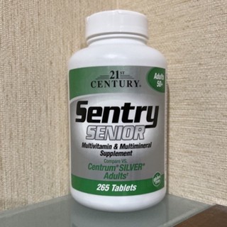 (((พร้อมส่ง))) Sentry Senior, Multivitamin &amp; Mineral Supplement, Adults 50+, 265 เม็ด (21st Century) .