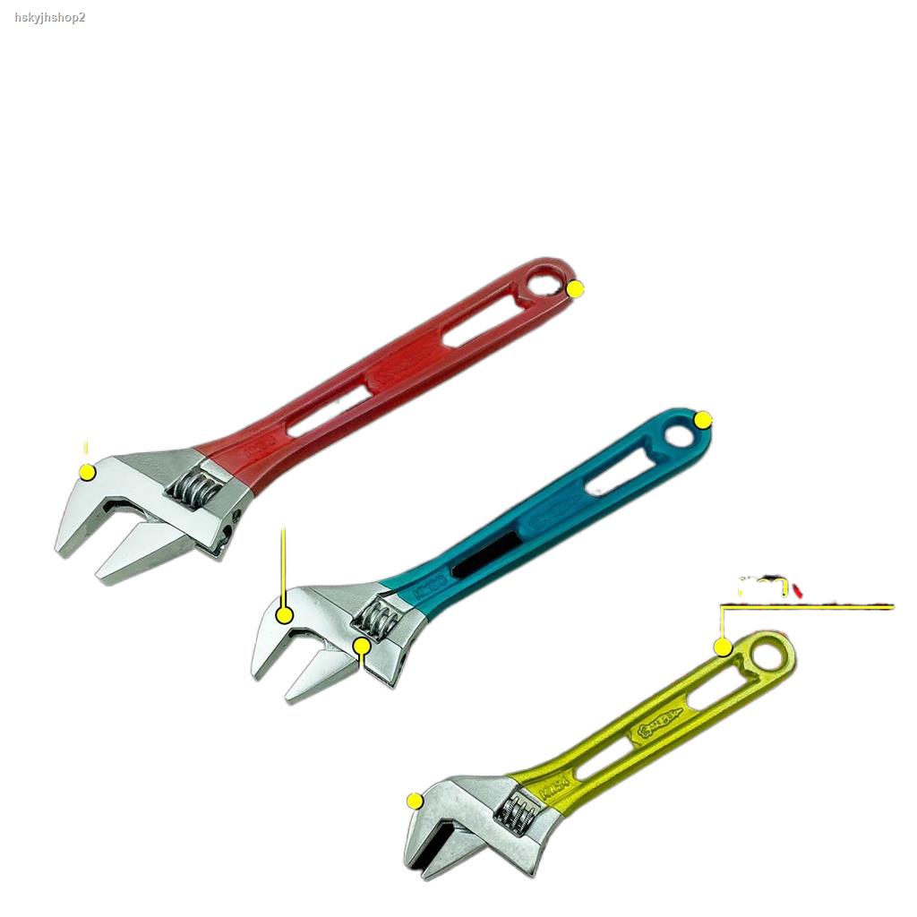 ส่งของที่กรุงเทพฯจิ๊กซอว์รองคลาน✽¤◙Supertool ประแจเลื่อนปากกว้างด้ามสี รุ่น MWM (Color) - Wide Adjustable Angle Wrench (