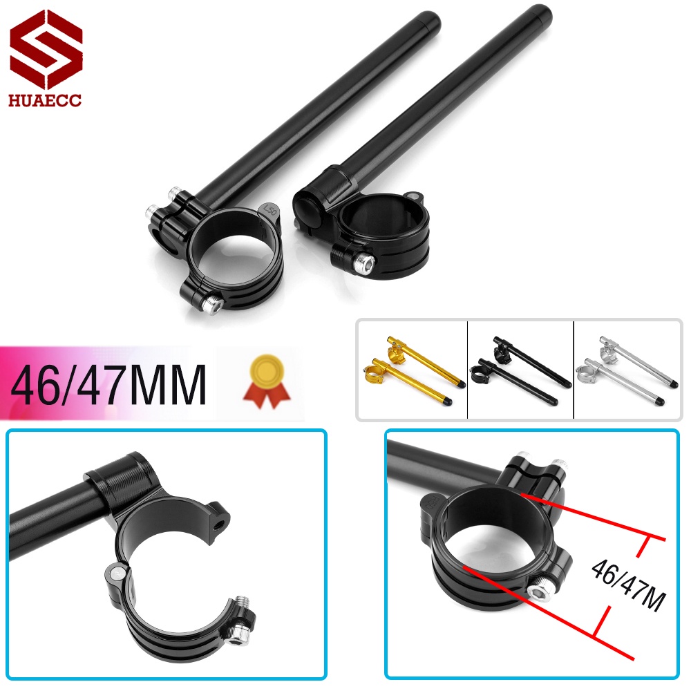 แคลมป์หนีบแฮนด์บาร์ CNC 46 มม. 47 มม. สําหรับ Yamaha R3 R15 V3 2019-2020