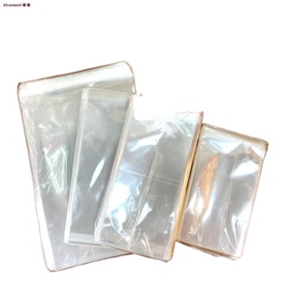 พร้อมส่งในไทย﹍⊕☼ถุงแก้วฝากาว ถุงแก้วแถบกาว 1กิโลกรัม 40ไมครอน กว้าง 4 - 14นิ้ว ถุงใส่แมส ถุงใส่เสื้อผ้า ถุงใสขนม
