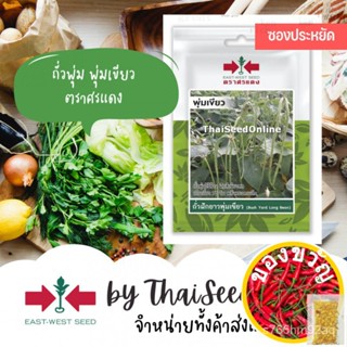 VP3 ซฟ เมล็ดพันธุ์ ถั่วฝักยาวพุ่มเขียว พุ่มเขียว 40 เมล็ด ตราศรแดง ซอง 10บาท CowpeaZinniaRussianMixMixedCabbageGrassColo