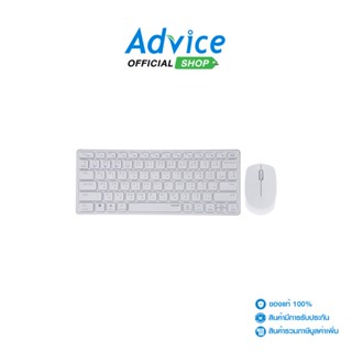 RAPOO  Keyboard+Mouse (2in1) MULTI MODE (9050M-WH) White