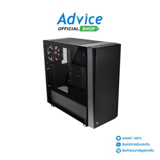 Thermaltake ATX CASE เคสคอมพิวเตอร์(NP) Versa J21 TG (Black)