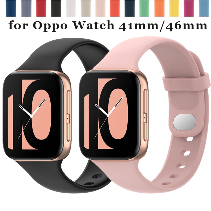 สายนาฬิกาข้อมือไนล่อน แบบนิ่ม หลากสี สําหรับ OPPO Watch 41 มม. 46 มม. OPPO Watch 41 มม. 46 มม.