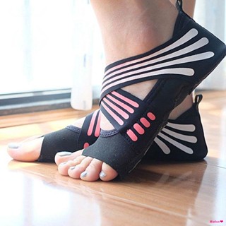 ขาย🔥ใส่เเล้วเเซ่บ🔥Abloom ถุงเท้าโยคะ พิลาทิส Half Toe Pilates Shoes Yoga Socks (มีเลือก ทั้งสีและลายใหม่)