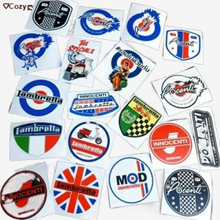 ส่งของที่กรุงเทพฯ❒✼Sticker Lambretta​ สติกเกอร์ Uv กันน้ำ เคลือบด้าน อย่างดี ลายสวยคม​ : Pocenti Scooter