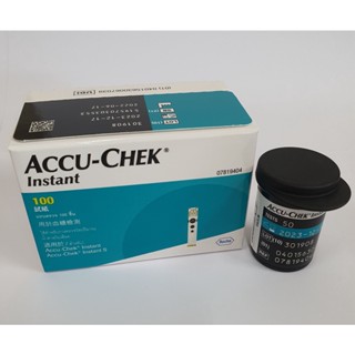 (วันหมดอายุ: พฤศจิกายน 2024) ACCU CHEK INSTANT  50/100 แผ่น TEST STRIPS AccuChek