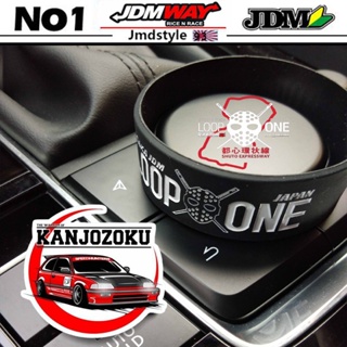 Osaka JDM Japan Kanjozoku ปลอกหุ้มหัวเกียร์ LOOP ONE สายรัดข้อมือซิลิโคน กีฬา สายรัดข้อมือยาง สายรัดข้อมือ กําไลข้อมือ