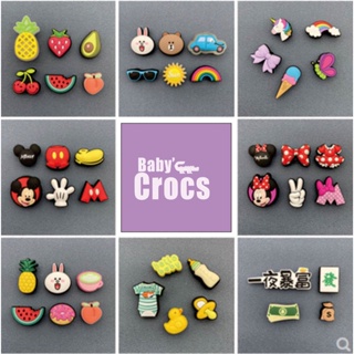 ใหม่- เครื่องประดับแฟชั่น รูปหัวเข็มขัด สําหรับตกแต่งรองเท้า crocs jibbitz