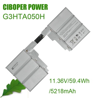 CP Original แบตเตอรี่แล็ปท็อป G3HTA049H 11.36V 59.4Wh/5218MAh สำหรับพื้นผิว Book2 1835,Book 2 15 "; แป้นพิมพ์ G3HTA050H