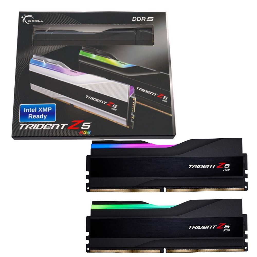G.Skill Trident Z5 RGB 32GB (2 x 16GB) DDR5 DRAM 7200MHz CL34 Memory Kit (Black)