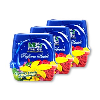 มิกซ์ เจลน้ำหอมปรับอากาศ กลิ่นคันทรีเฟรซ 180 กรัม x 3 กระปุกMixz Fresh Gel Air Freshener Country Fresh 180g x 3 pcs