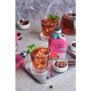 FLOWMENTO cold brew coffee โฟลว์เมนโต้ ชาดำ รส Lady Rose &amp; Mr.mint 180ml