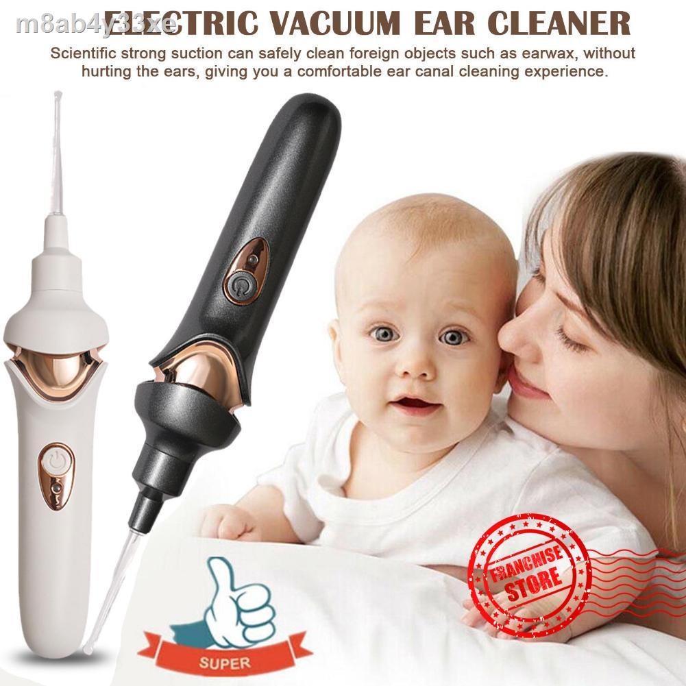 Electric Vacuum Ear Cleaner Soft Spoon Head Charging Ear Wax Removal Cleaner For Baby Children V4V3