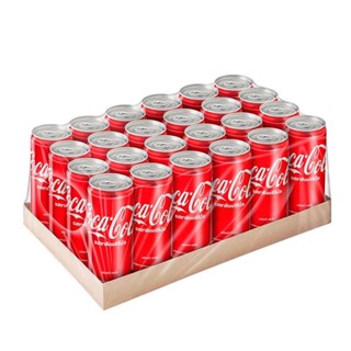 COKE โค้ก สูตรออริจินัล 325มล. x24 กระป๋อง โค้กแคน น้ำโค้ก