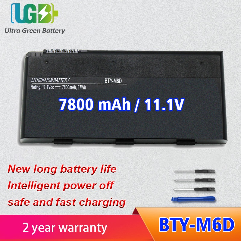 Original BTY-M6D สำหรับ MSI GT60 GT70 GX780R GX680 GX780 GT780R GT660R GT663R GX660 GT680R GT783R GT