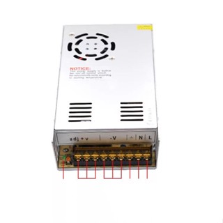 ลำโพง Switching Power Supply สวิตชิ่งเพาเวอร์ซัพพลาย 24V 15A 360W(สีเงิน)