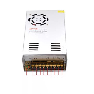 ลำโพง Switching Power Supply สวิตชิ่งเพาเวอร์ซัพพลาย 24V 15A 360W(สีเงิน)