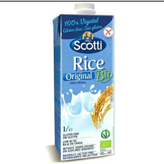 ริโซ่ สก็อตตี้ นมข้าวรสดั้งเดิม Riso Scotti Rice Milk Original 1 Ltr.