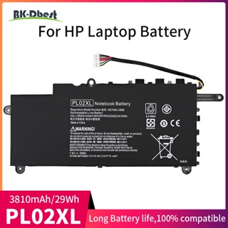 BK-Dbest 3815MAh 7.6V PL02XL เปลี่ยนแบตเตอรี่แล็ปท็อปสำหรับ HP Pavilion 11-N X360 11-N010DX 11-N014TU 11-N030TU Series