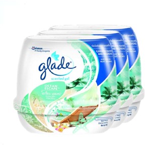 เกลด เจลปรับอากาศ กลิ่นโอเชี่ยนเอสเคป 180 กรัม x 3 ชิ้นGlade Scented Ocean Escape 180 g x 3