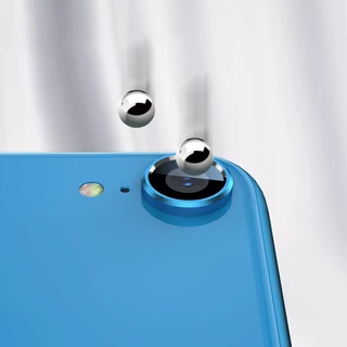 สําหรับ iPhone XR X XS MAX ตัวป้องกันเลนส์กล้องด้านหลัง Integral ประเภทกระจกนิรภัย + กรอบโลหะกลับเลนส์กล้องกรณีแหวนฝาครอบ Protector