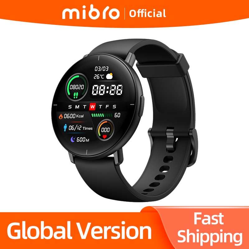 Mibro Lite นาฬิกาข้อมือสมาร์ทวอทช์ หน้าจอ AMOLED HD IP68 1.3 นิ้ว กันน้ํา ควบคุมผ่านแอพ ตรวจสอบการออกกําลังกาย